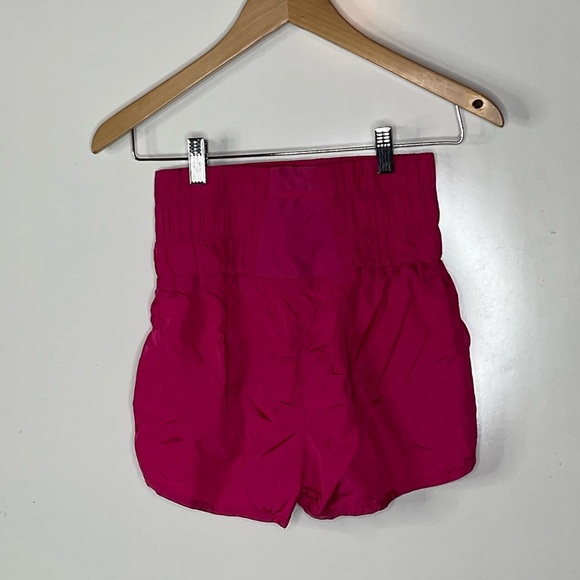 Free People Movement Hot Pink The Way Home Shorts Size Xsmall - Picture 2 of 4